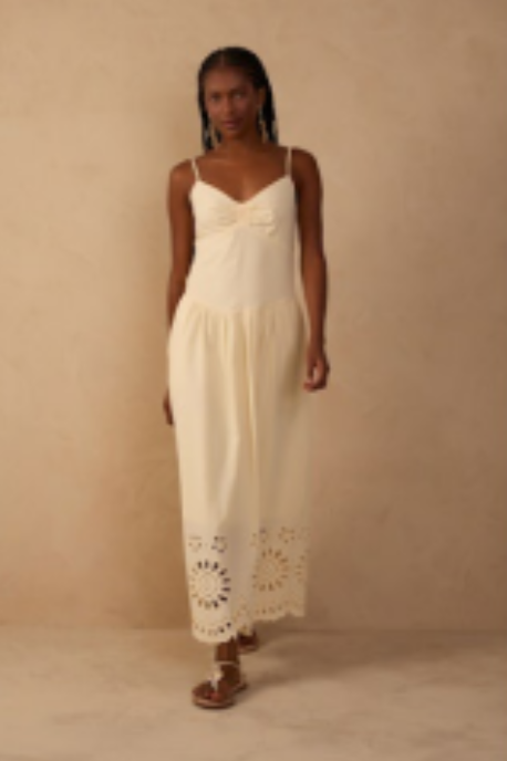 The Marbella Eyelet Maxi Dress