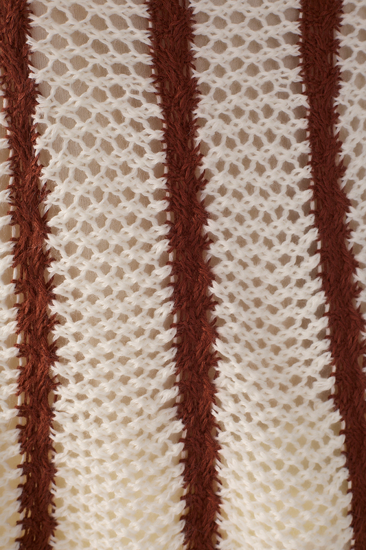 Cacao Coast Crochet Tank