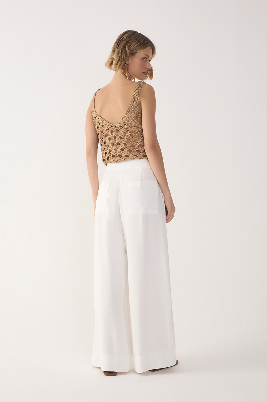 The Riviera Fringe-Tie Trousers