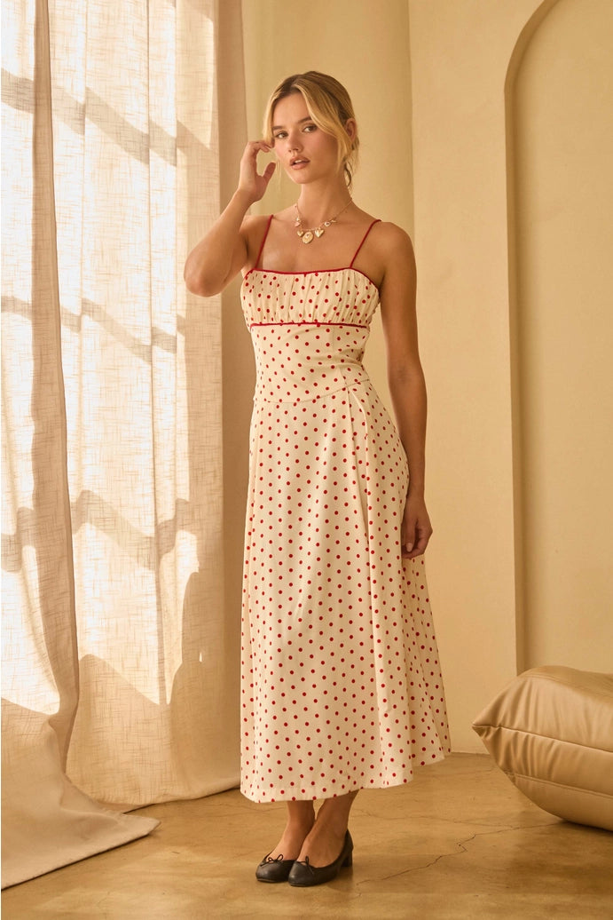 La Dolce Vita Polka Dot Dress