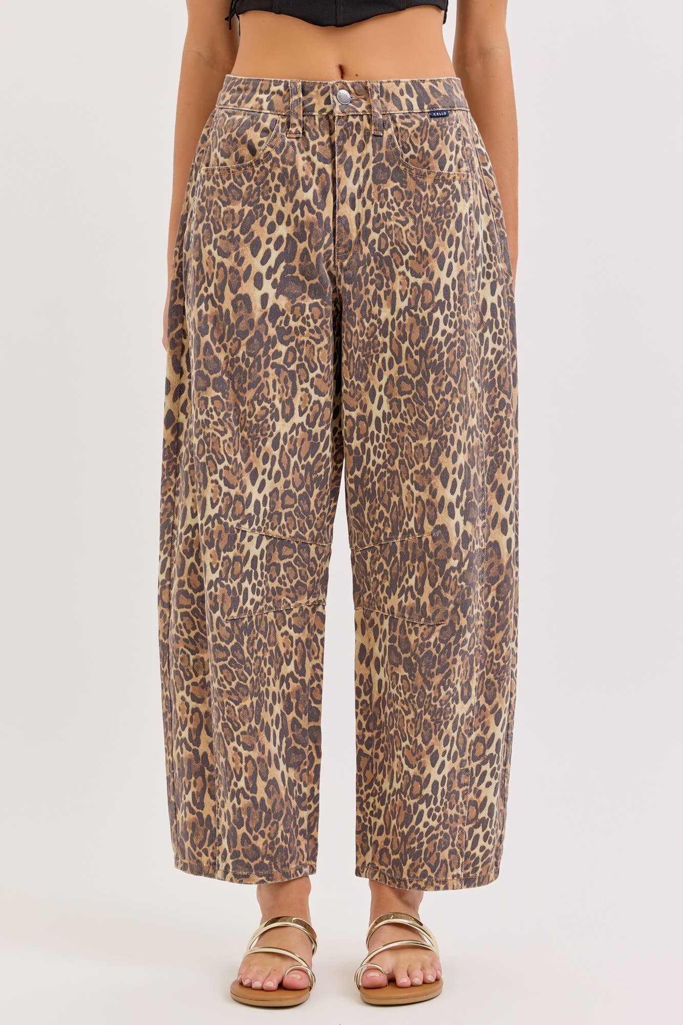 Leopard jean