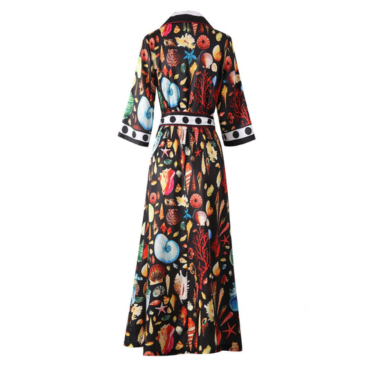 Shell  Maxi Shirt Dress