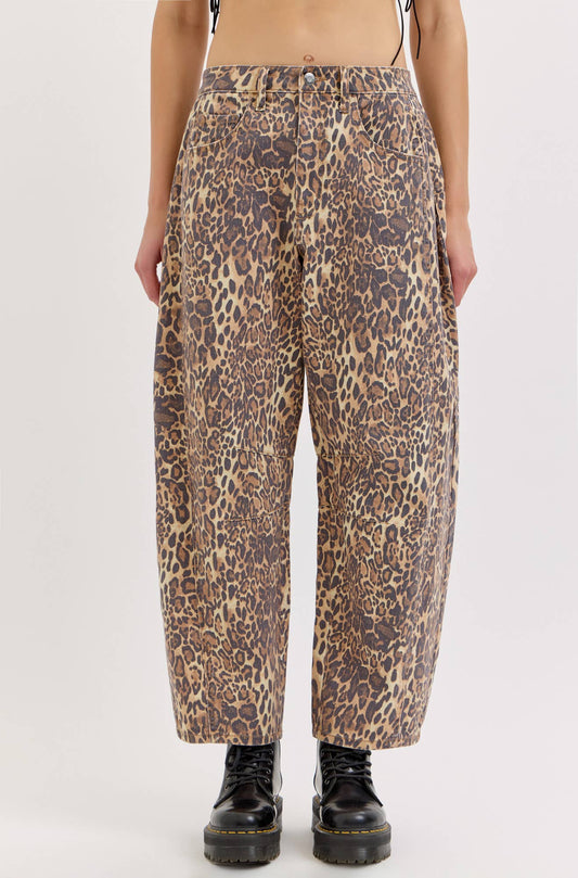 Leopard jean