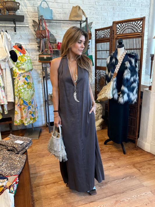 The Terra Linen Maxi dress