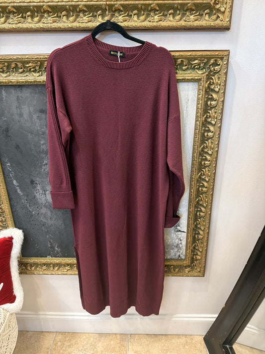 Merlot Muse Knit Dress