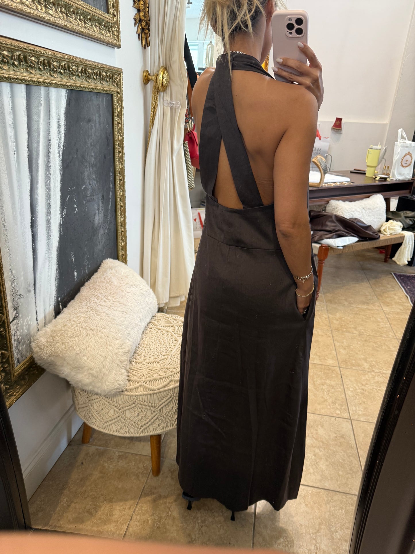 The Terra Linen Maxi dress