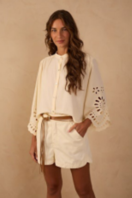 The Marbella Eyelet Blouse