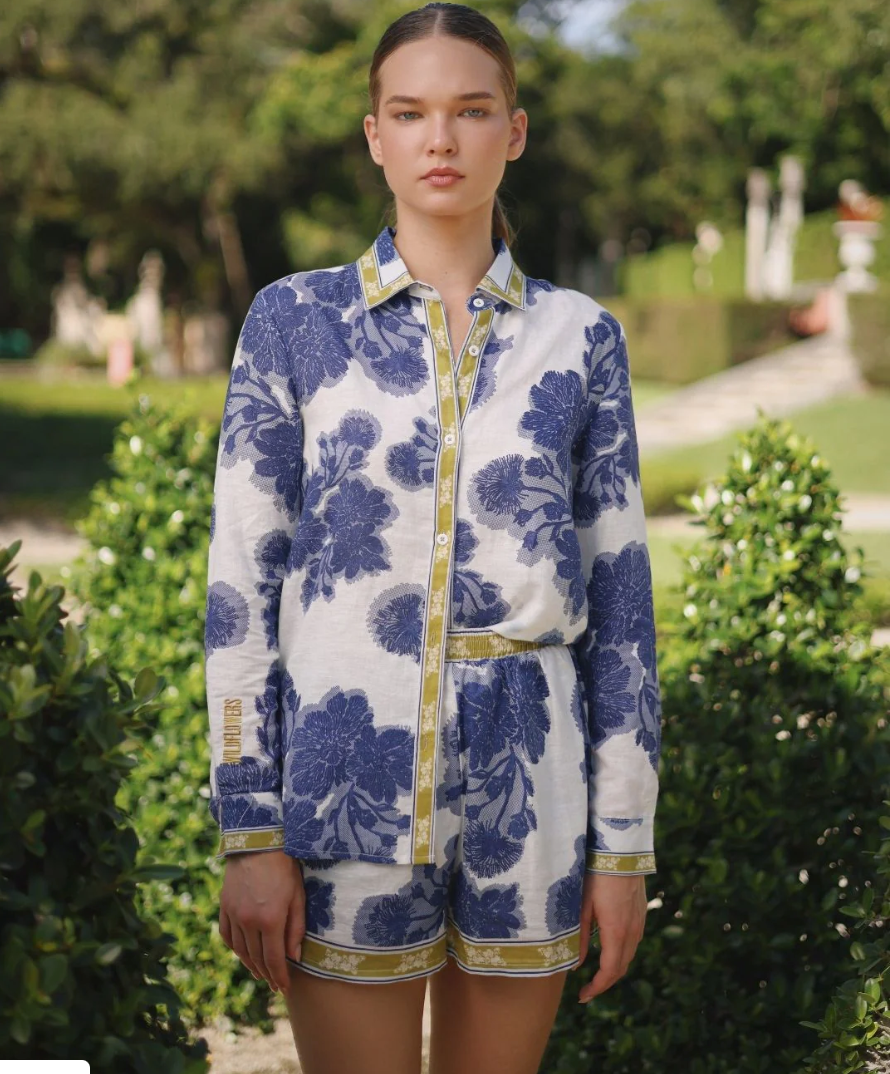Wildflower Long sleeve button down shirt