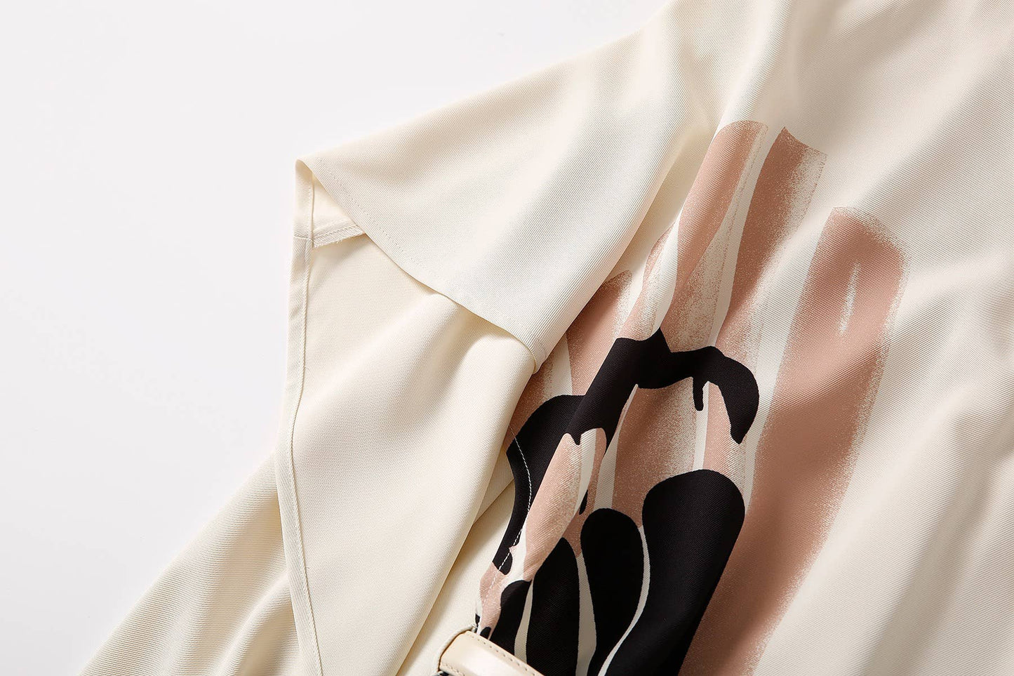 Cape Sleeve Belted Maxi Dress Chic
