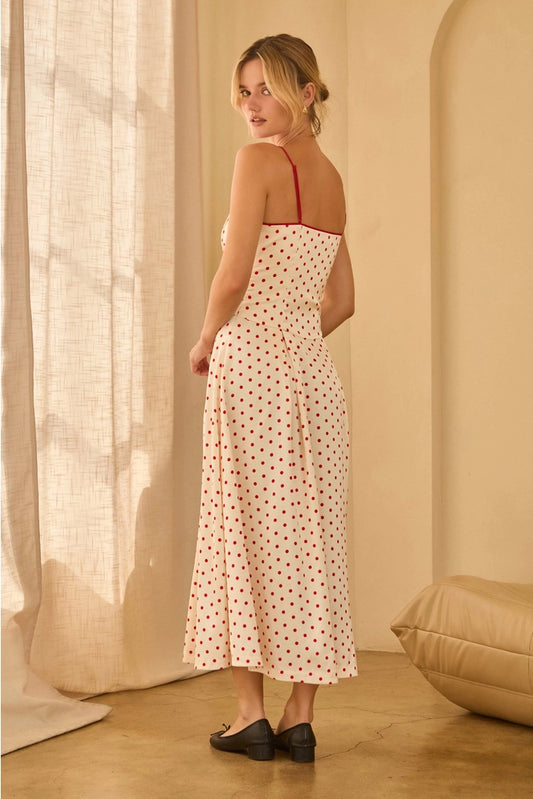 La Dolce Vita Polka Dot Dress