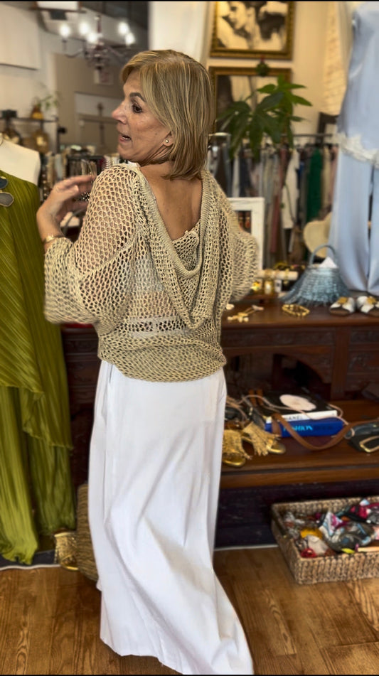 Coastal Drape Hoodie