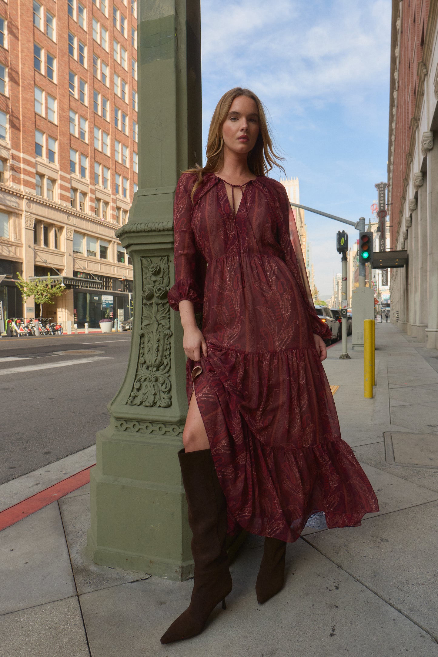 alessandra maxi dress