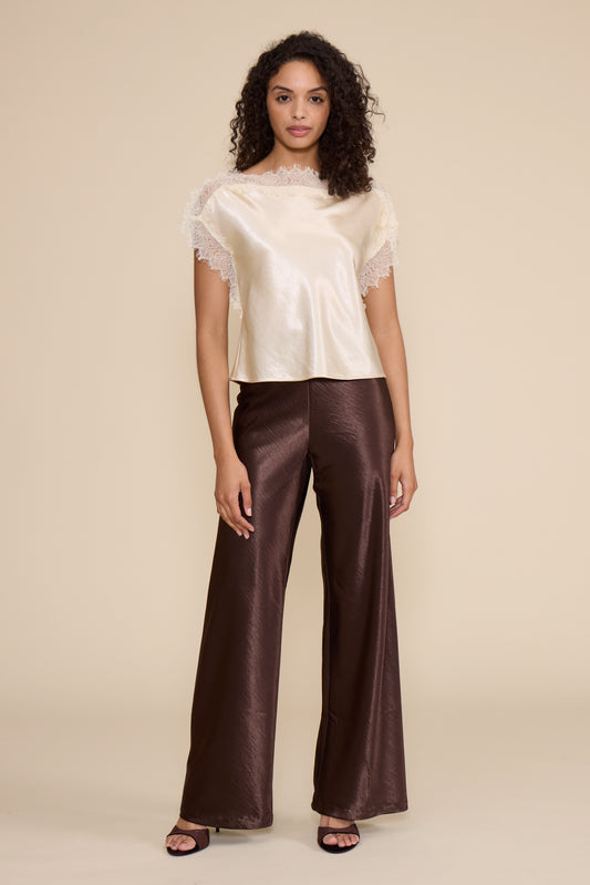 satin bais pants